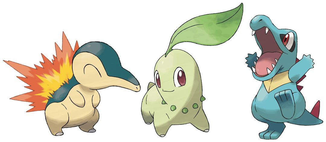 ¿Qué inicial escogiste/escogerías de Johto?