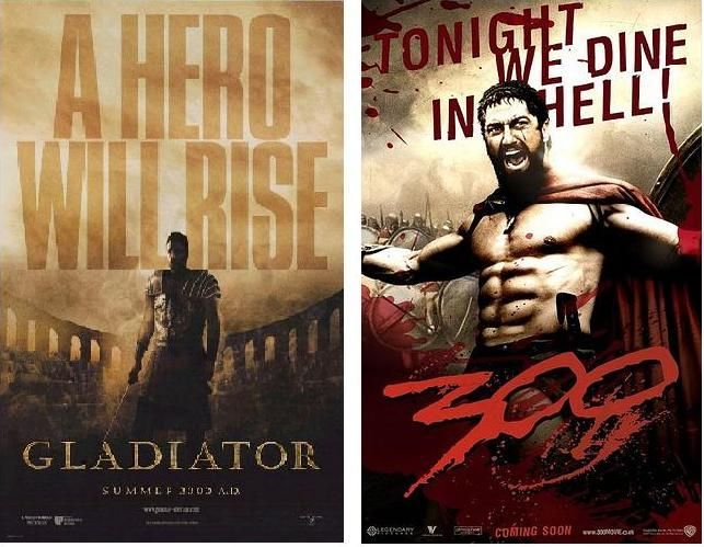 Vamos con el género Péplum, ¿Gladiator o 300?