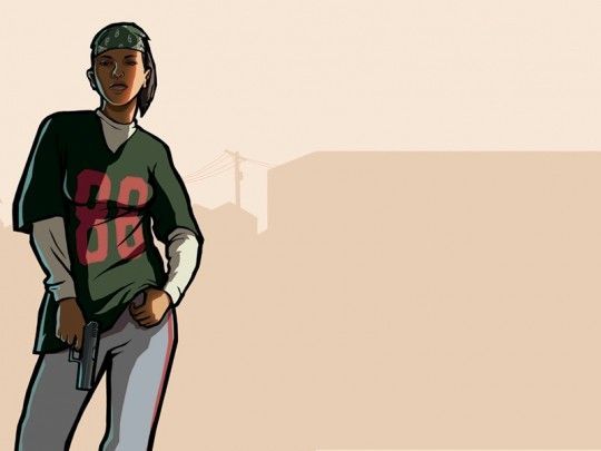 ¿Cuál es la primera novia que conoce CJ?