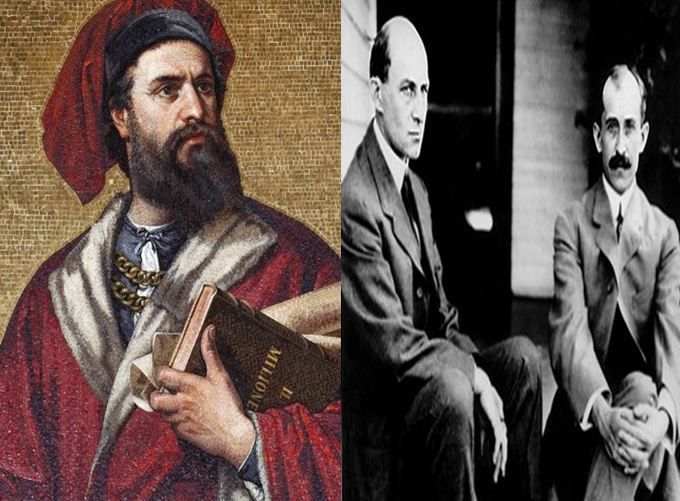 Marco Polo, el explorador medieval que realizó la famosa ruta de la seda vs Willbur y Orvill Wright, padres del aeroplano