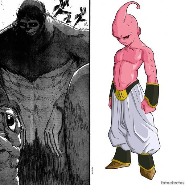Titán bestia vs Buu original