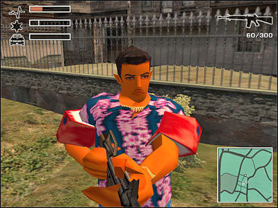 ¿Qué personaje secundario hace parodia del protagonista de un videojuego rival llamado 