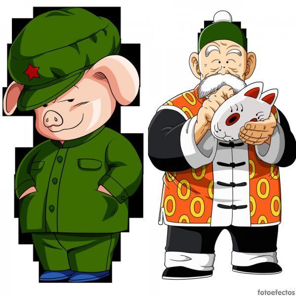 Oolong vs Abuelo Gohan