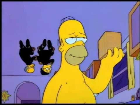 ¿Cuántas rebanadas de queso amarillo fue capaz de comer Homero en una noche?