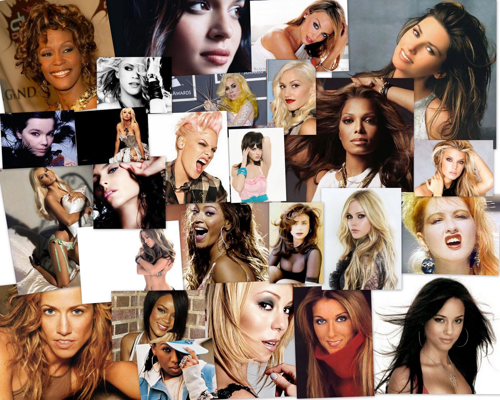 ¿Cuál de estas cantantes te parece más atractiva?