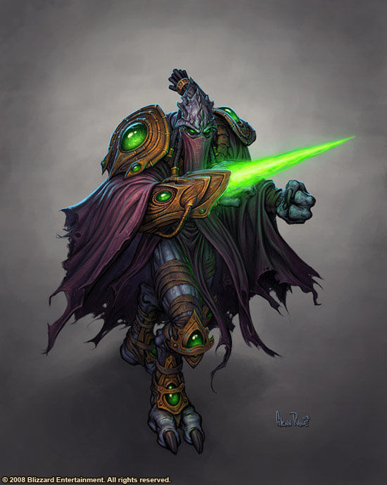 Penúltima pregunta ¿Quién interpreta al prelado tétrico Zeratul?