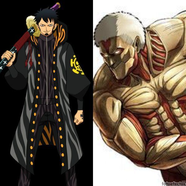 Trafalgar Law vs Titán acorazado