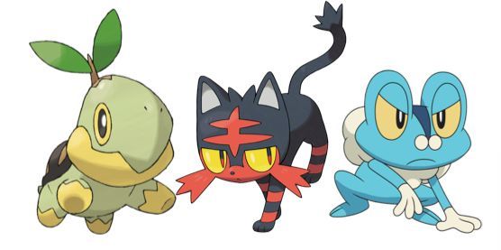 ¿Turtwig, Froakie o Litten?