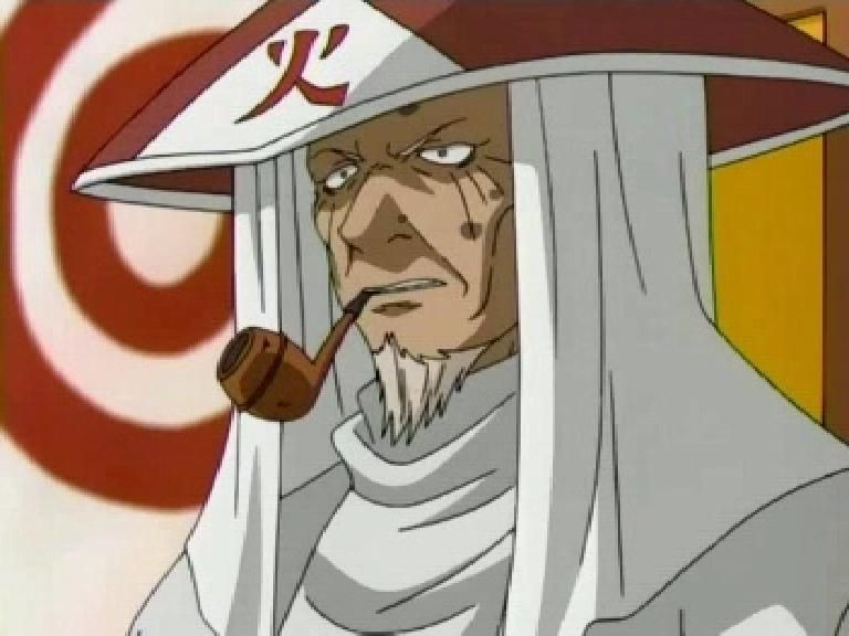 ¿Contra qué 3 enemigos tiene que enfrentarse el Tercer Hokage cuando atacan la Villa de la Hoja?