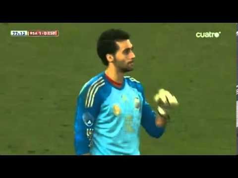 ¿Contra que selección casi acaba de portero?