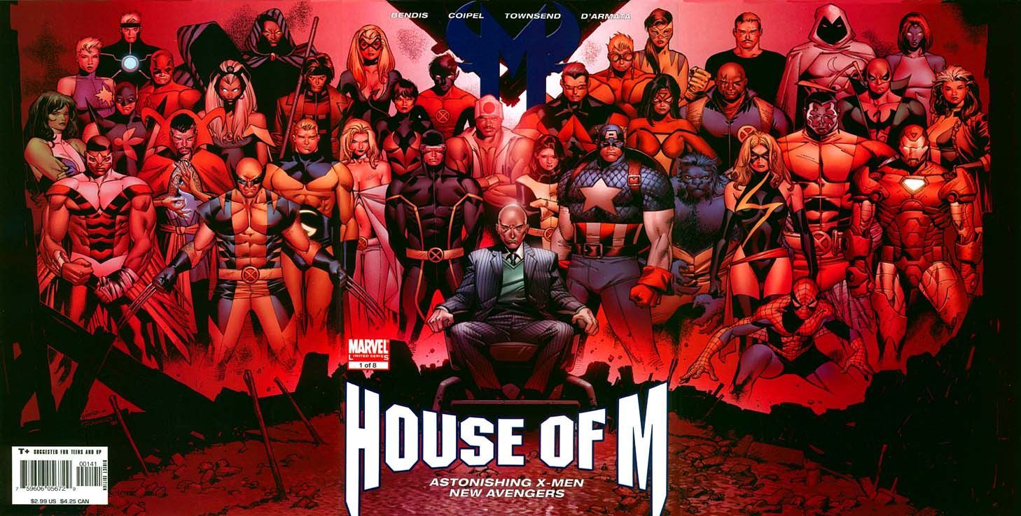 ¿Quién protagoniza la serie de cómics titulada House of M?