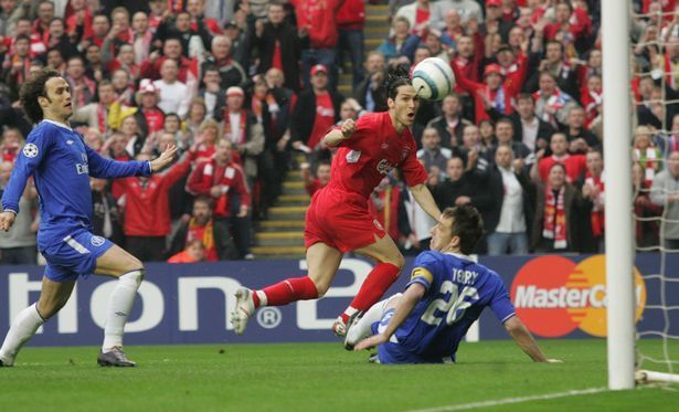 ¿Cuál fue el marcador de la vuelta de la semifinal entre Liverpool y Chelsea de la Champions League de 2005?