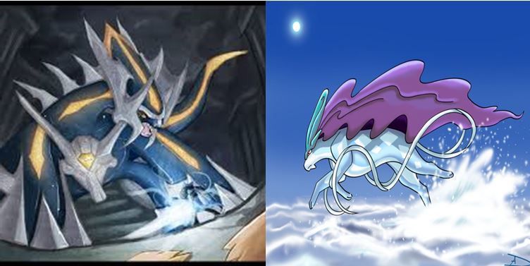 Dialga vs Suicune
