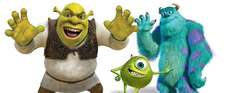 Y por último , Animación ¿Shrek o Monstruos S.A.?
