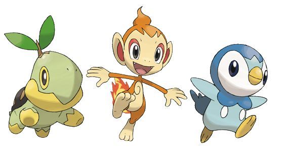 ¿Qué inicial escogiste/escogerías de Sinnoh?