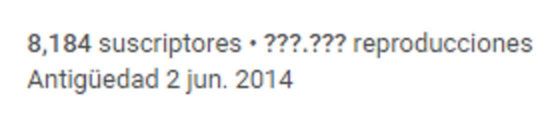 ¿Con cuantas reproducciones cuenta Jesús Gamer Info?(07-01-16)