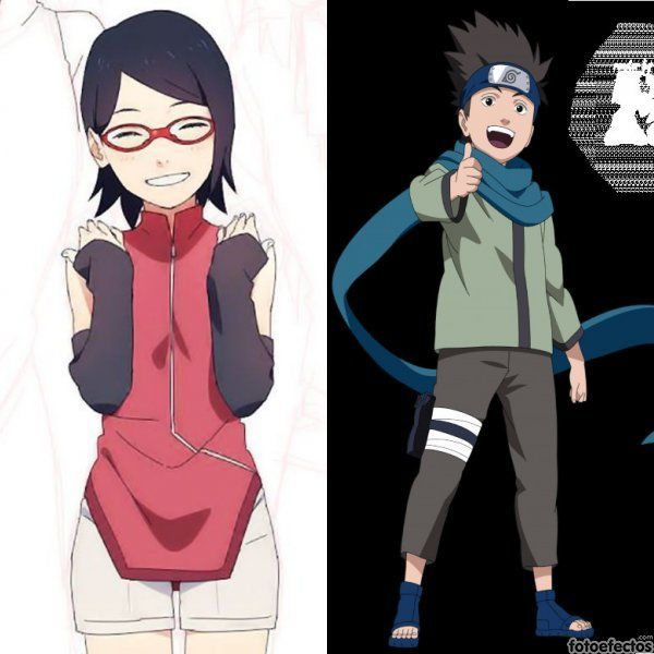 Sarada vs Konohamaru