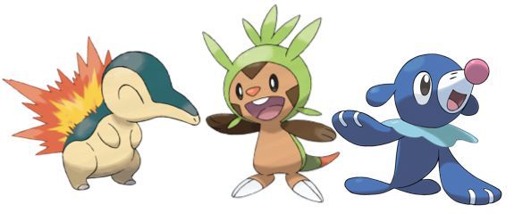 ¿Chespin,Popplio o Cyndaquil?