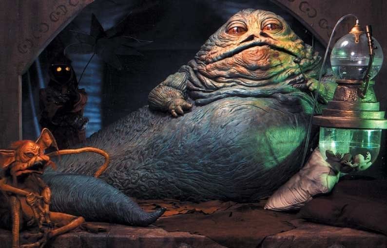 ¿Como se llama 	la criatura que tiene jabba el hutt para ejecutar prisioneros?