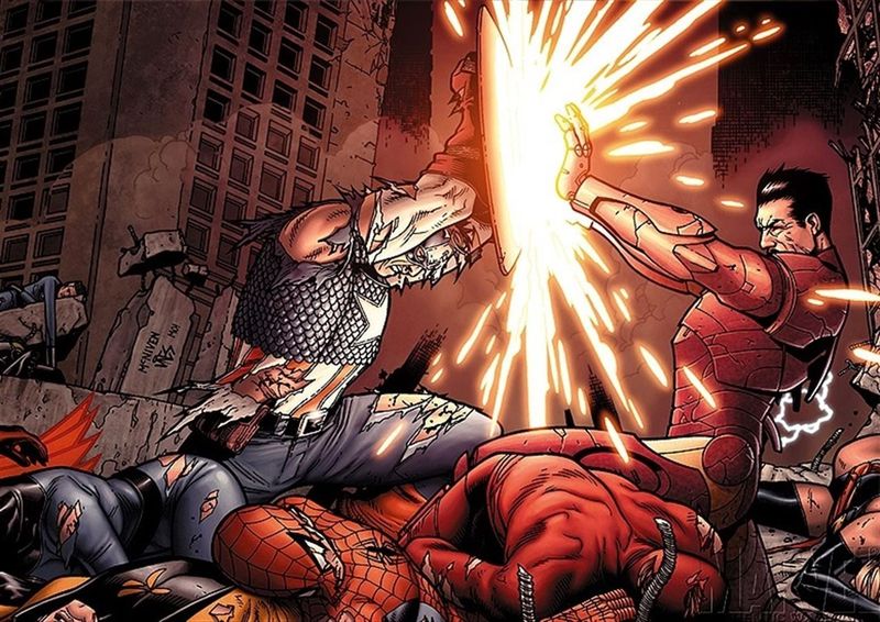 Capitán América VS Iron man