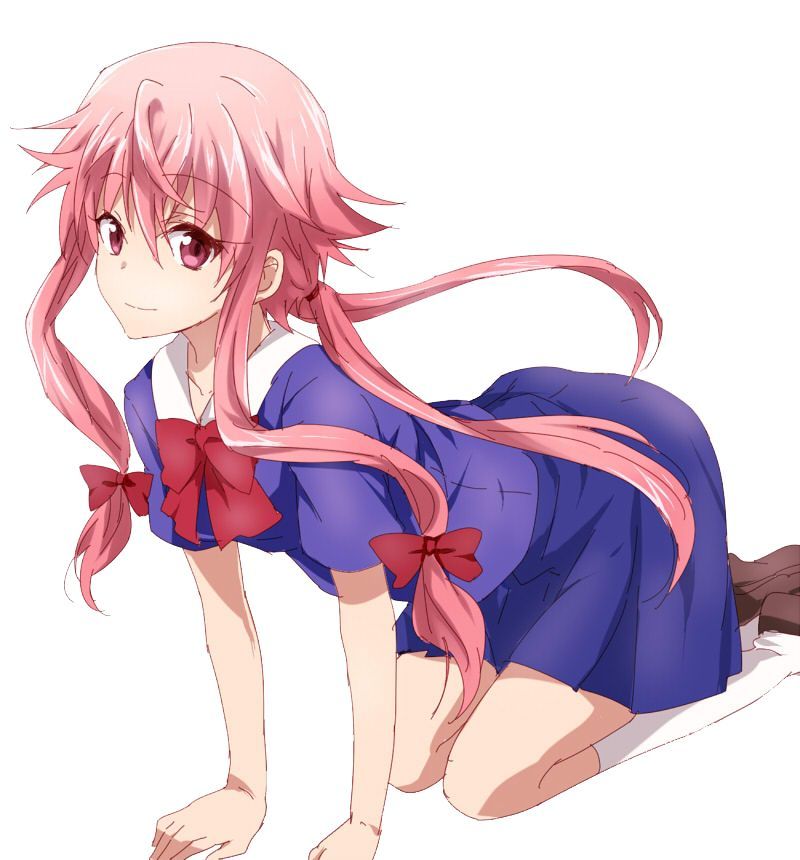 ¿Cuál es el color de la lencería de Gasai Yuno después del 