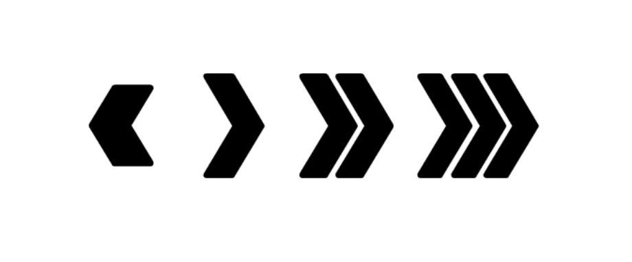 Selecciona el color de los objetos relacionados al cambio respectivo de velocidades.