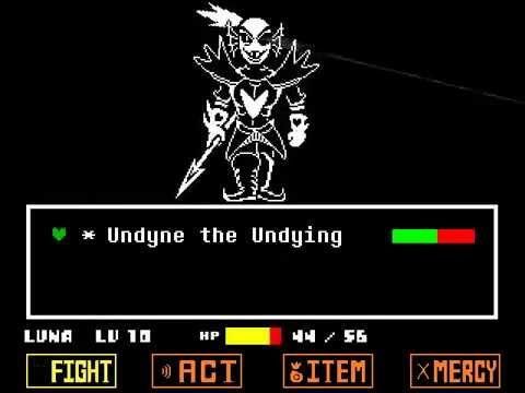 ¿Como consigue Undyne salvarse de la muerte en la ruta Genocida?