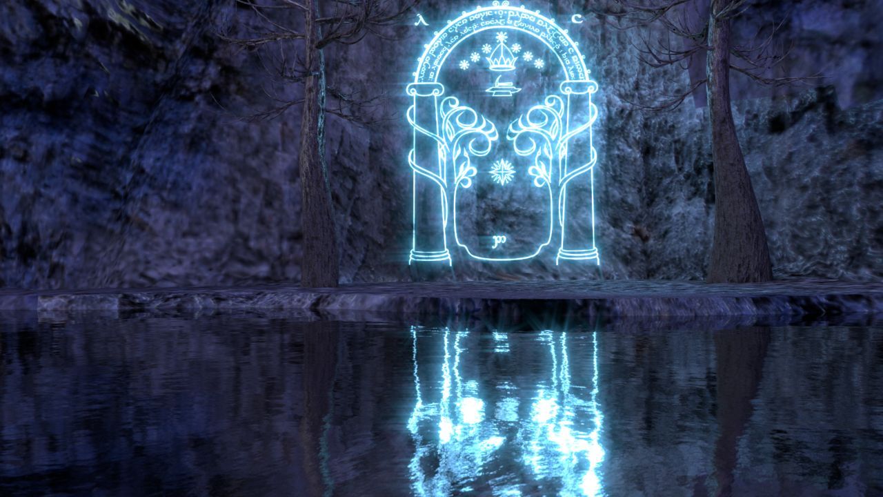 ¿Qué palabra tienes que decr para entrar en Moria?