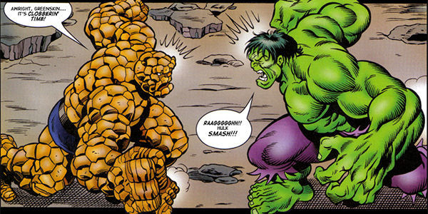 The Thing VS Hulk