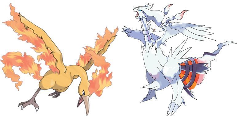 Moltres vs Reshiram