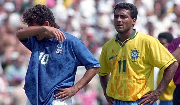 Único jugador Brasileño que falló un penal en la tanda de la final de USA 1994