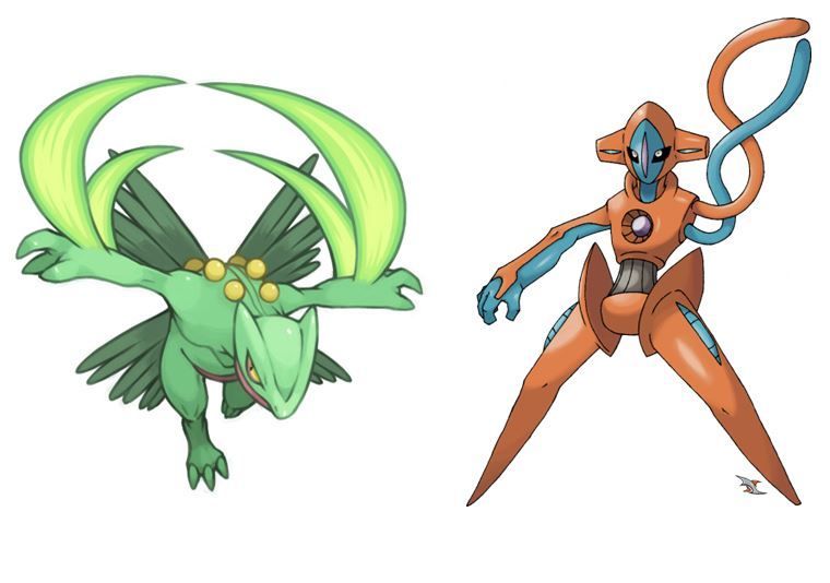 Sceptile vs Deoxys