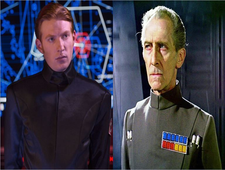 Generales malvados: General Hux vs General Wilhuff Tarkin