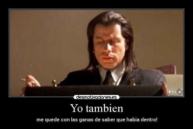 Película: Vamos a algunas preguntas de la Película, la mítica, ¿Que crees que hay en el maletín de Marselus Wallace?