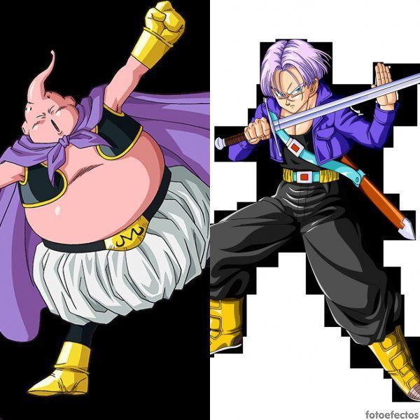 Majin Buu vs Trunks futuro