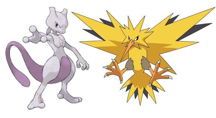 Mewtwo vs Zapdos
