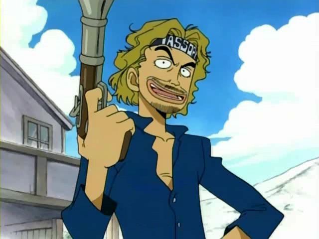 El padre de Usopp es un famoso pirata miembro de la tripulación de...