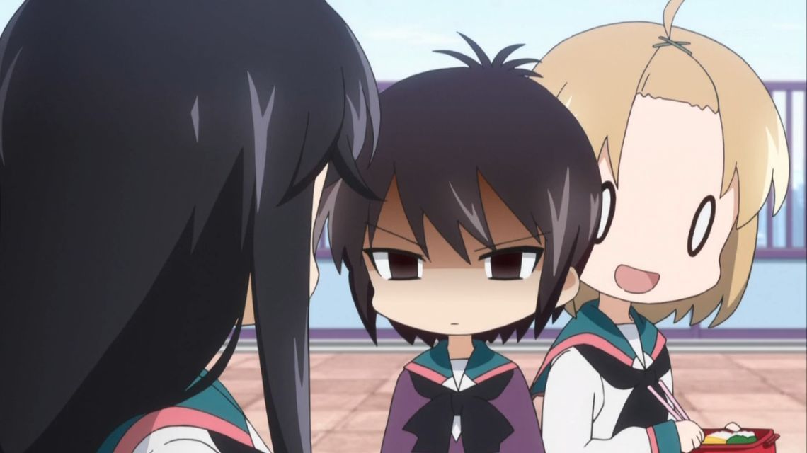 ¿Con qué objeto Tooru espanta a los hombres para que no se acerquen a Run? (A Channel)