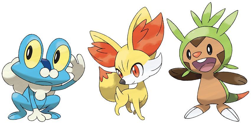 ¿Qué inicial escogiste/escogerías de Kalos?