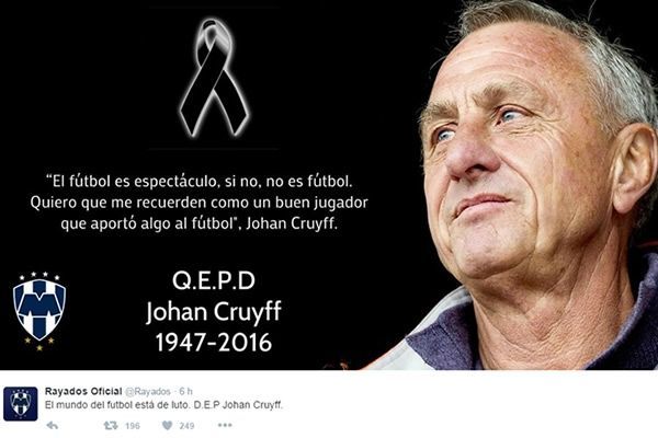 Y un entrenador sin precio ( Homenaje a Cruyff )
