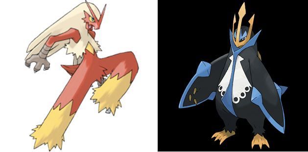 Blaziken vs Empoleon