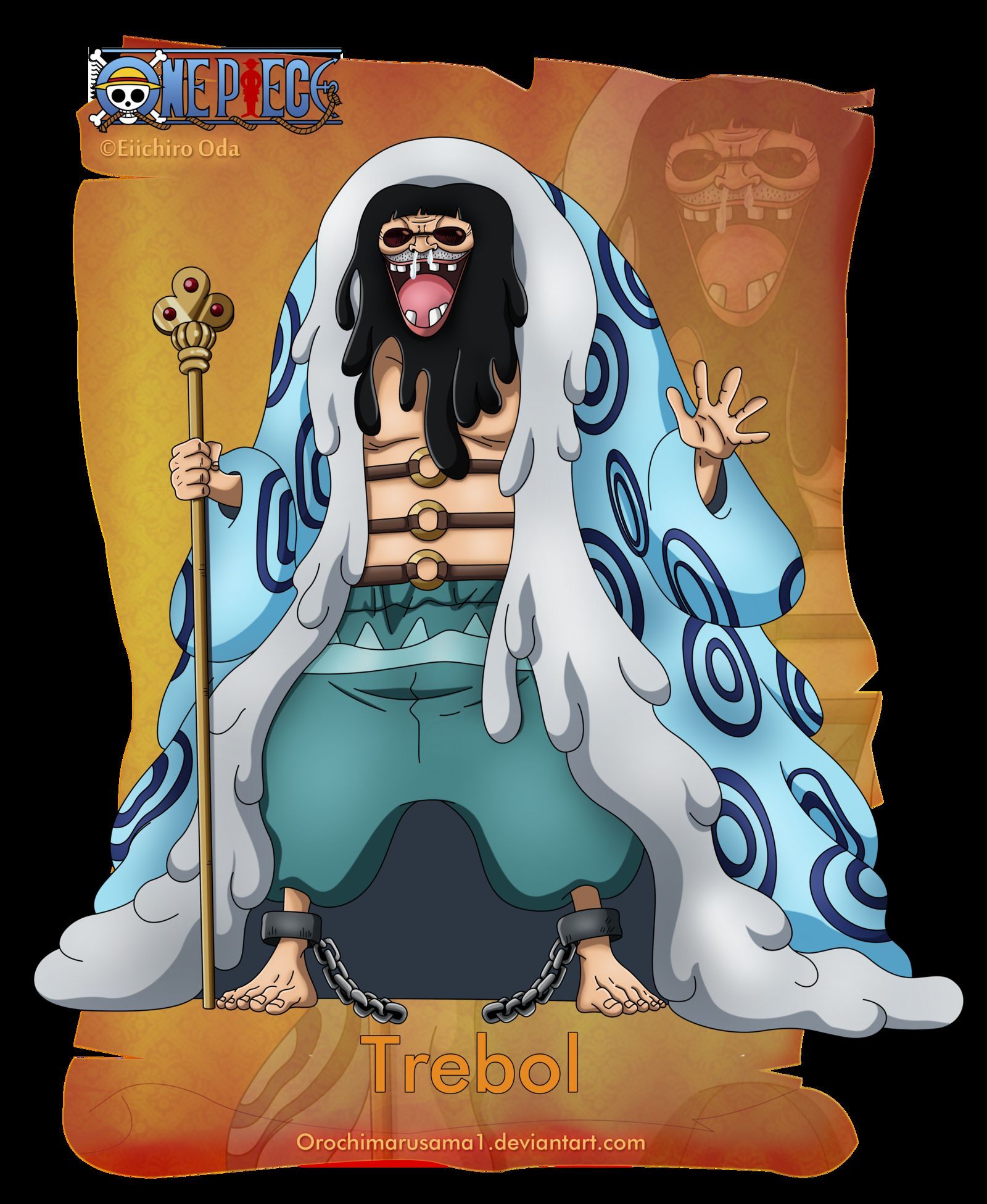 Trébol consumió la Fruta Beta Bera, una Fruta del Diablo de tipo