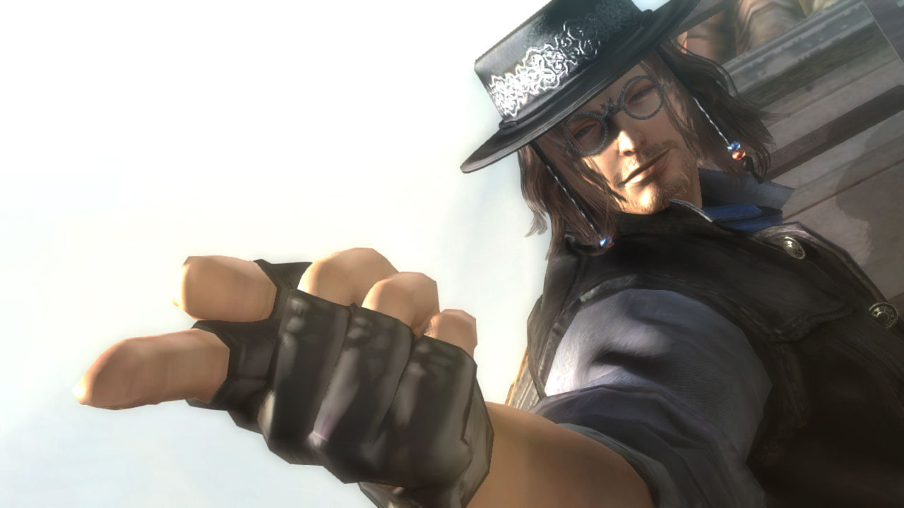 ¿Cómo se llama el periodista que persigue a Bayonetta durante todo el primer juego?