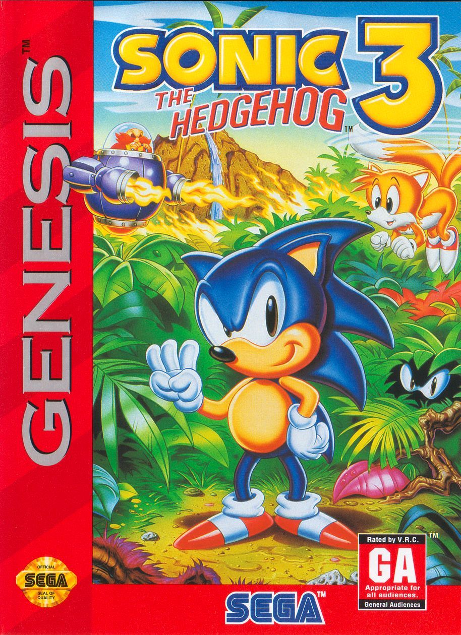 ¿En qué año salió el Sonic the Hedgehog 3?