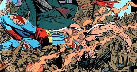 Y ya, por fin, la posiblemente corta muerte de Superman