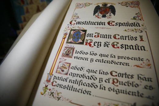 ¿Cual es la actual Constitución que posee España?