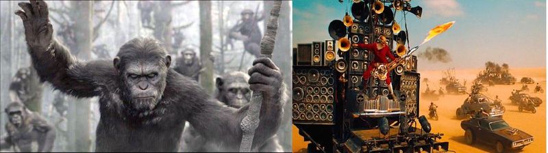 Venga una de Acción ¿El amanecer del planeta de los simios o Mad Max Fury Road?
