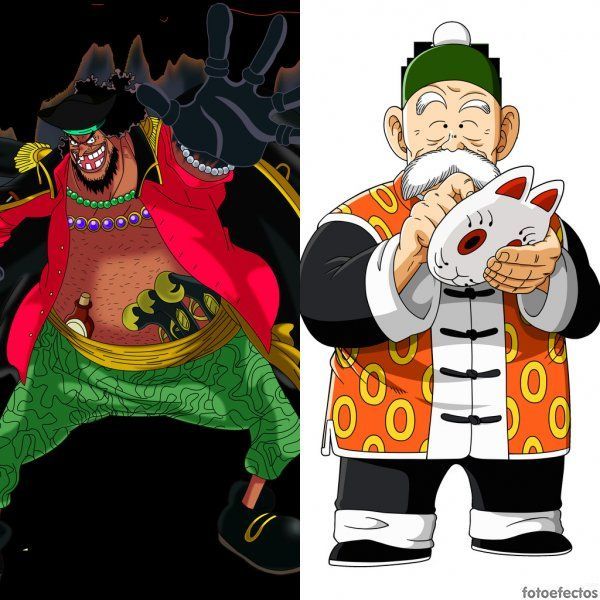 Marshall D Teach vs Abuelo Gohan