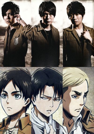 Kaji Yuki, Hiroshi Kamiya y Daisuke Ono trabajan juntos en Shingeki no Kyojin, ¿En que otro anime se repite esta coincidencia?