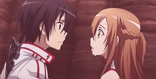 ¿En que capitulo se besan Kirito y Asuna por primera vez?